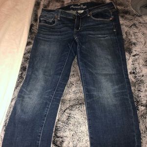 Nice pair of blue jeans from American eagle